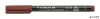 Alkoholos marker, OHP, 0,4 mm, STAEDTLER "Lumocolor® 313 S", barna