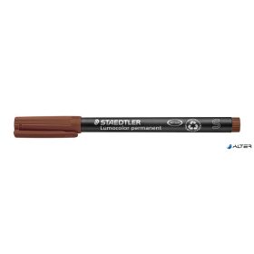   Alkoholos marker, OHP, 0,4 mm, STAEDTLER "Lumocolor® 313 S", barna