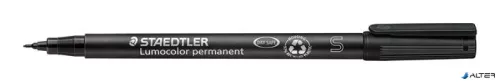 Alkoholos marker, OHP, 0,4 mm, STAEDTLER "Lumocolor® 313 S", fekete