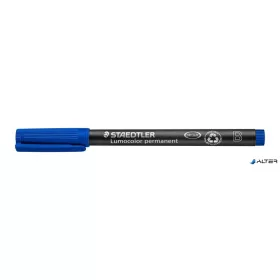   Alkoholos marker, OHP, 1-2,5 mm, STAEDTLER 'Lumocolor® 314 B', kék