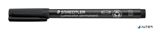 Alkoholos marker, OHP, 1-2,5 mm, STAEDTLER 'Lumocolor® 314 B', fekete