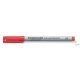 Alkoholmentes marker, OHP, 1 mm, STAEDTLER "Lumocolor® 315 M", piros