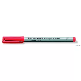   Alkoholmentes marker, OHP, 0,6 mm, STAEDTLER 'Lumocolor® 316 F', piros