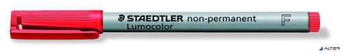 Alkoholmentes marker, OHP, 0,6 mm, STAEDTLER 'Lumocolor® 316 F', piros