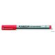 Alkoholmentes marker, OHP, 0,6 mm, STAEDTLER "Lumocolor® 316 F", piros