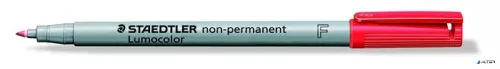Alkoholmentes marker, OHP, 0,6 mm, STAEDTLER 'Lumocolor® 316 F', piros