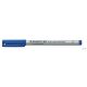 Alkoholmentes marker, OHP, 0,6 mm, STAEDTLER 'Lumocolor® 316 F', kék