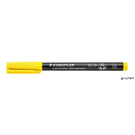   Alkoholos marker, OHP, 1 mm, STAEDTLER 'Lumocolor® 317 M', sárga