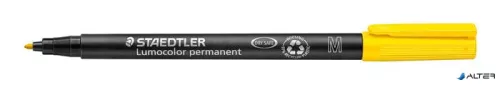 Alkoholos marker, OHP, 1 mm, STAEDTLER 'Lumocolor® 317 M', sárga