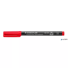   Alkoholos marker, OHP, 1 mm, STAEDTLER "Lumocolor® 317 M", piros