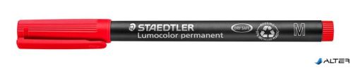 Alkoholos marker, OHP, 1 mm, STAEDTLER 'Lumocolor® 317 M', piros