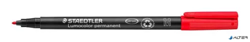 Alkoholos marker, OHP, 1 mm, STAEDTLER 'Lumocolor® 317 M', piros