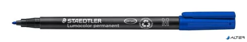 Alkoholos marker, OHP, 1 mm, STAEDTLER 'Lumocolor® 317 M', kék