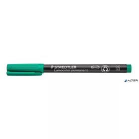   Alkoholos marker, OHP, 1 mm, STAEDTLER "Lumocolor® 317 M", zöld