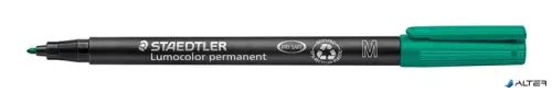 Alkoholos marker, OHP, 1 mm, STAEDTLER 'Lumocolor® 317 M', zöld