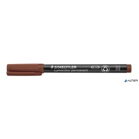   Alkoholos marker, OHP, 1 mm, STAEDTLER "Lumocolor® 317 M", barna
