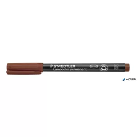   Alkoholos marker, OHP, 1 mm, STAEDTLER "Lumocolor® 317 M", barna