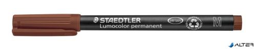 Alkoholos marker, OHP, 1 mm, STAEDTLER "Lumocolor® 317 M", barna