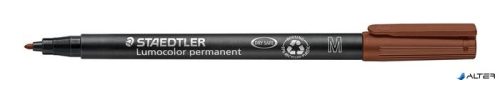 Alkoholos marker, OHP, 1 mm, STAEDTLER "Lumocolor® 317 M", barna
