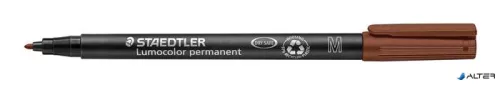 Alkoholos marker, OHP, 1 mm, STAEDTLER "Lumocolor® 317 M", barna