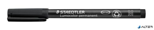 Alkoholos marker, OHP, 1 mm, STAEDTLER 'Lumocolor® 317 M', fekete