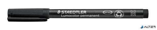 Alkoholos marker, OHP, 1 mm, STAEDTLER "Lumocolor® 317 M", fekete