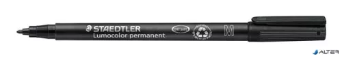 Alkoholos marker, OHP, 1 mm, STAEDTLER "Lumocolor® 317 M", fekete