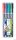 Alkoholos marker készlet, OHP, 1 mm, STAEDTLER 'Lumocolor® 317 M', 4 különböző szín