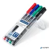 Alkoholos marker készlet, OHP, 1 mm, STAEDTLER "Lumocolor® 317 M", 4 különböző szín