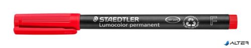 Alkoholos marker, OHP, 0,6 mm, STAEDTLER "Lumocolor® 318 F", piros