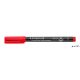 Alkoholos marker, OHP, 0,6 mm, STAEDTLER "Lumocolor® 318 F", piros