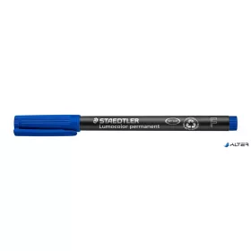   Alkoholos marker, OHP, 0,6 mm, STAEDTLER "Lumocolor® 318 F", kék