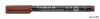 Alkoholos marker, OHP, 0,6 mm, STAEDTLER "Lumocolor® 318 F", barna