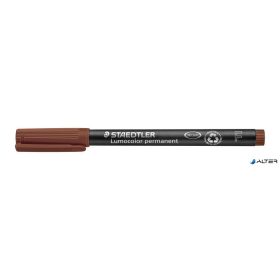   Alkoholos marker, OHP, 0,6 mm, STAEDTLER 'Lumocolor® 318 F', barna