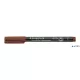 Alkoholos marker, OHP, 0,6 mm, STAEDTLER 'Lumocolor® 318 F', barna
