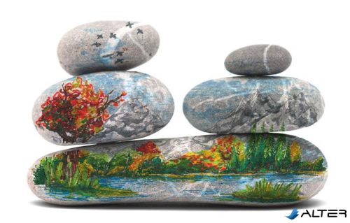 Alkoholos marker készlet, 0,5/3,0 mm, kétvégű, STAEDTLER '3187', 18 különböző szín