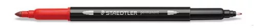 Alkoholos marker készlet, 0,5/3,0 mm, kétvégű, STAEDTLER "3187", 36 különböző szín