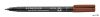Alkoholos marker, OHP, 0,6 mm, STAEDTLER "Lumocolor® 318 F", barna