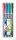 Alkoholos marker készlet, OHP, 0,6 mm, STAEDTLER "Lumocolor® 318 F", 4 különböző szín