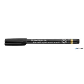   Alkoholos marker, 0,6 mm, STAEDTLER "Lumocolor® special 319 F", fekete