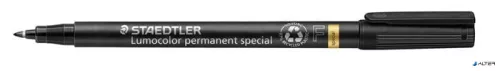 Alkoholos marker, 0,6 mm, STAEDTLER "Lumocolor® special 319 F", fekete