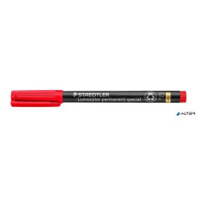   Alkoholos marker, 0,6 mm, STAEDTLER 'Lumocolor® special 319 F', piros