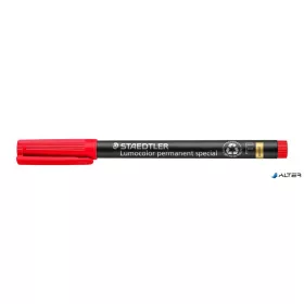   Alkoholos marker, 0,6 mm, STAEDTLER "Lumocolor® special 319 F", piros