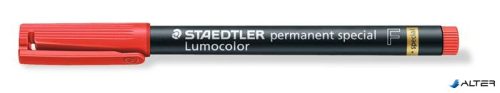 Alkoholos marker, 0,6 mm, STAEDTLER 'Lumocolor® special 319 F', piros