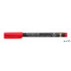 Alkoholos marker, 0,6 mm, STAEDTLER "Lumocolor® special 319 F", piros