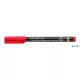Alkoholos marker, 0,6 mm, STAEDTLER "Lumocolor® special 319 F", piros