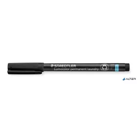   Textil jelölő alkoholos marker, 0,6 mm, kúpos, STAEDTLER "Lumocolor® laundry 319 LM", fekete
