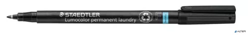 Textil jelölő alkoholos marker, 0,6 mm, kúpos, STAEDTLER "Lumocolor® laundry 319 LM", fekete