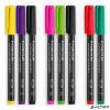 Alkoholos marker vegyes készlet, OHP, STAEDTLER 'Lumocolor® 31', 8 különböző szín, 3-féle vonalvastagság