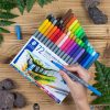 Rostirón készlet, 0,8/3,0 mm, kétvégű, STAEDTLER® "3200", 72 különböző szín
